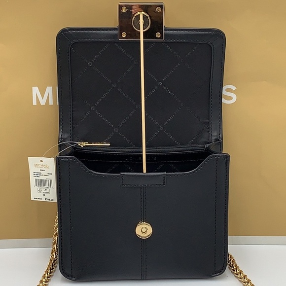 MICHAEL KORS SONIA SMALL SHOULDER XBODY BLACK COLOR - Picture 5 of 16